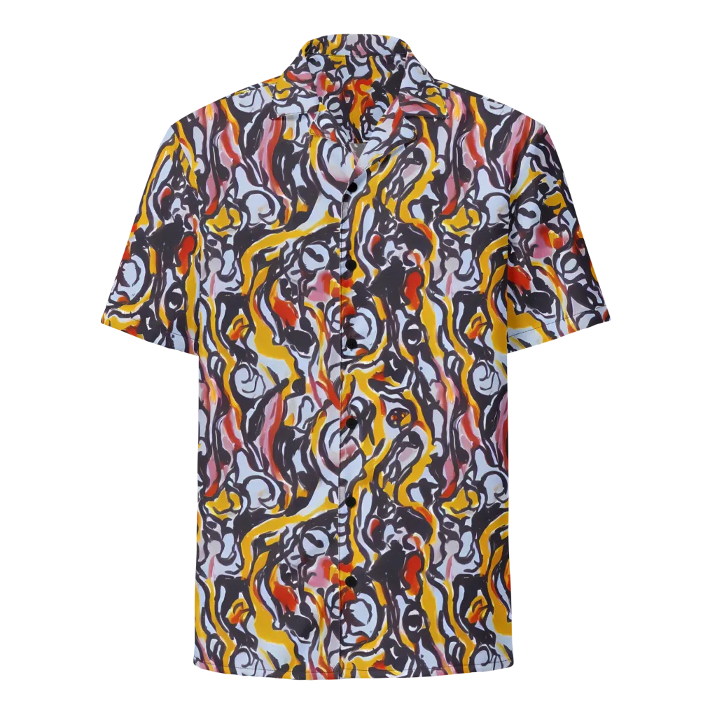 Saffron After Dark on Button Shirt — Front