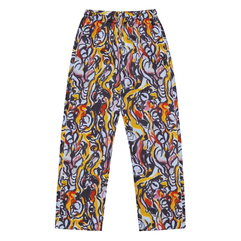 Saffron After Dark on Women's Pajama Pants — Front