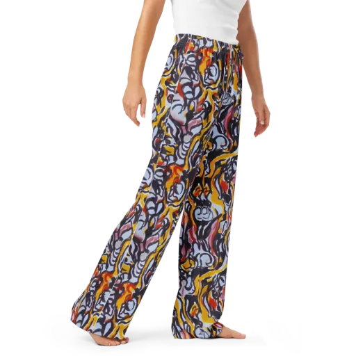 Saffron After Dark on a Women's Pajama Pants