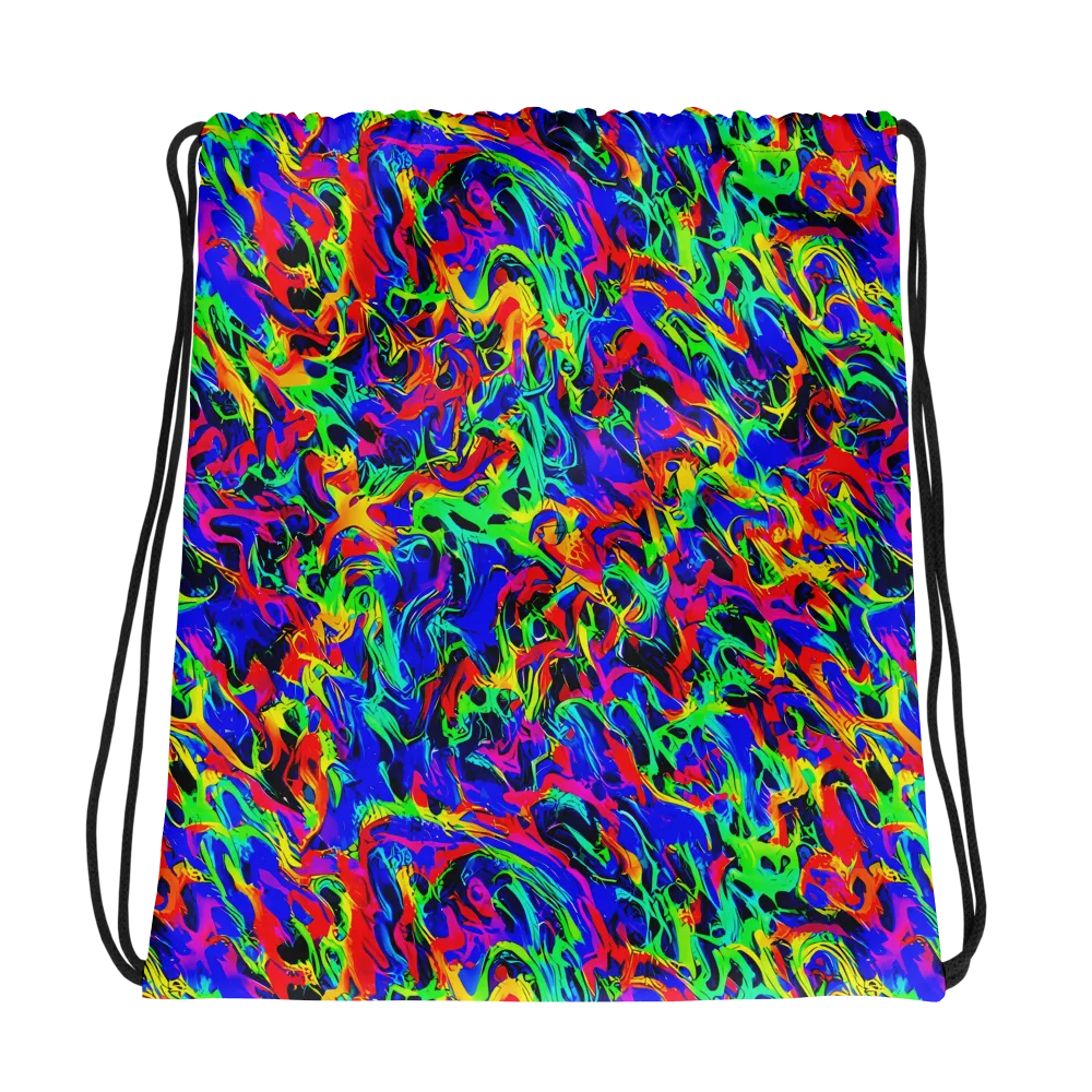 Electric Chromatic on Drawstring Bag — Photo