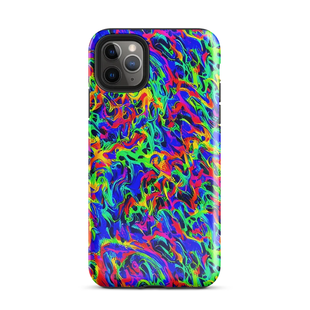 Electric Chromatic on Tough Case for iPhone® — Front
