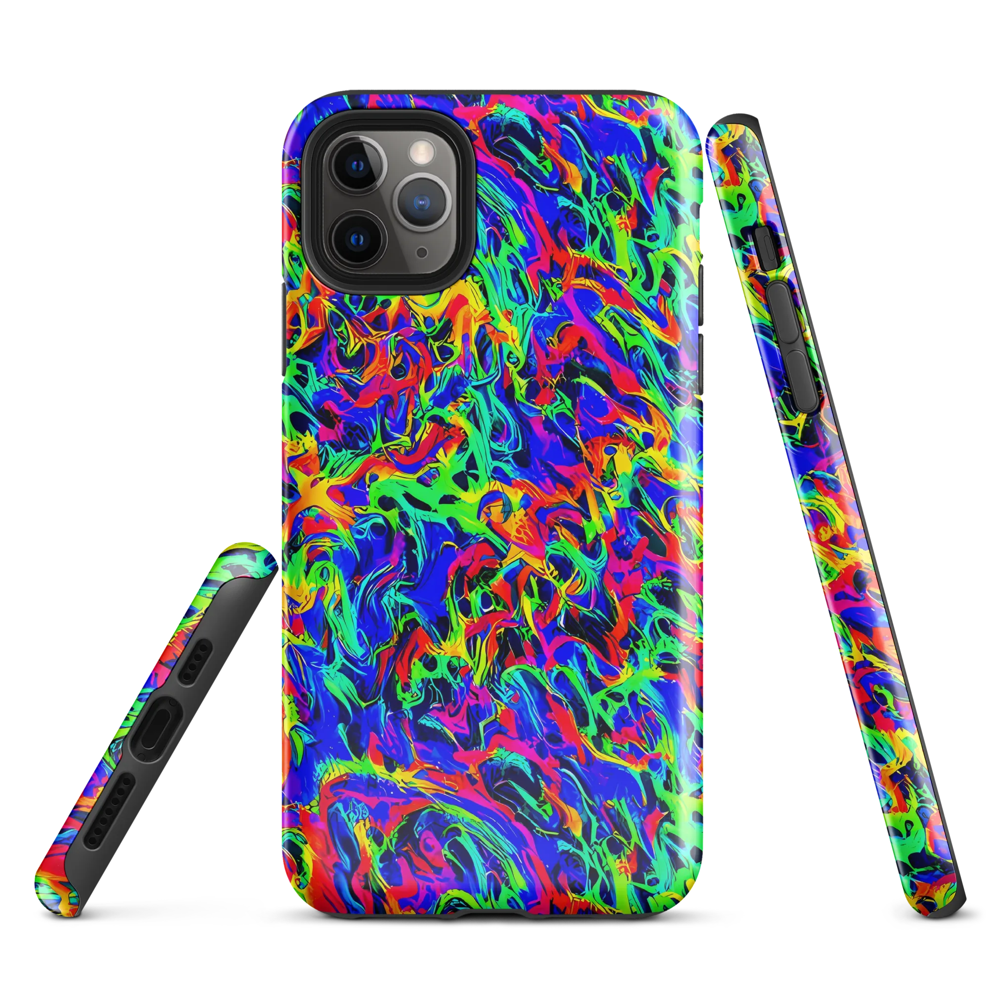 Electric Chromatic on Tough Case for iPhone® — Front