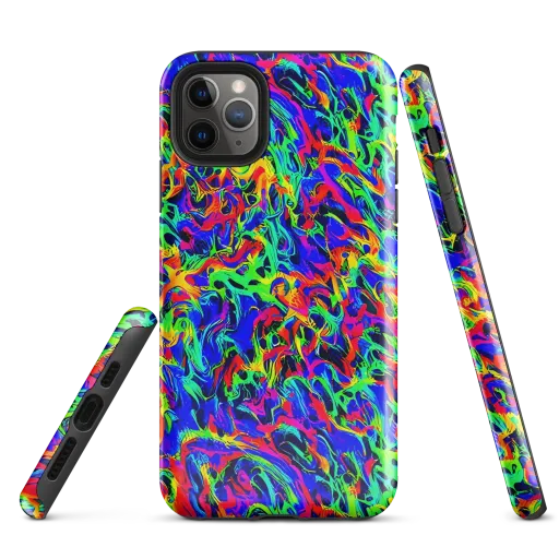 Electric Chromatic on a Tough Case for iPhone®