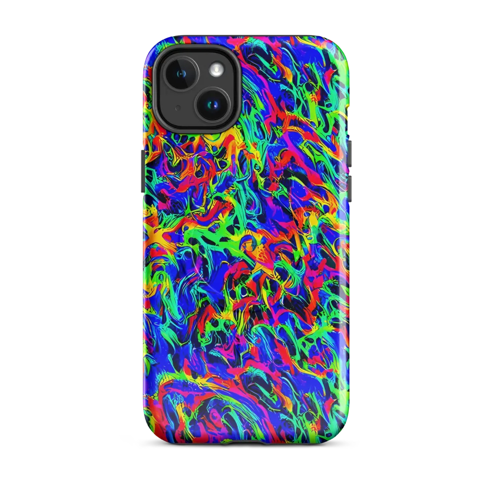 Electric Chromatic on MagSafe Tough Case for iPhone® — Front