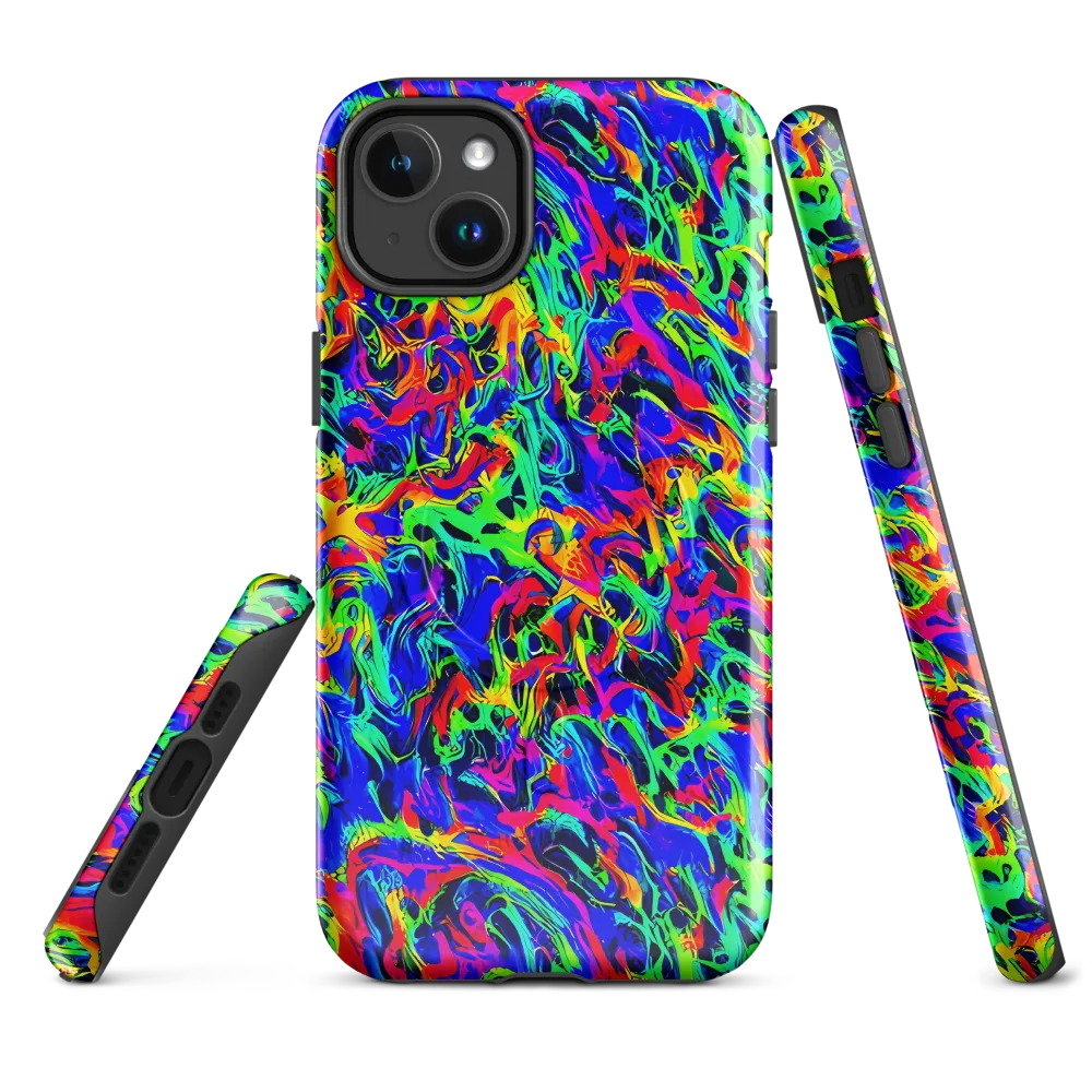 Electric Chromatic on MagSafe Tough Case for iPhone® — Front