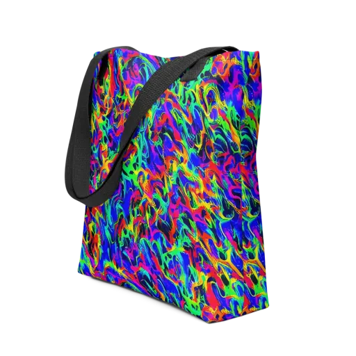 Electric Chromatic on a Tote Bag