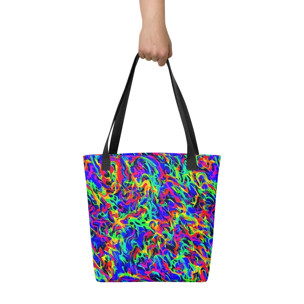 Electric Chromatic on Tote Bag — Front