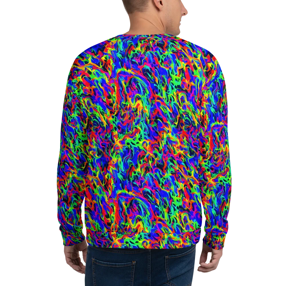Electric Chromatic on Sweatshirt — Back