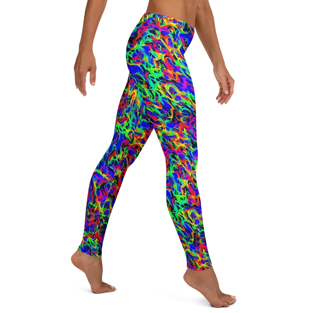 Electric Chromatic on Leggings — Right