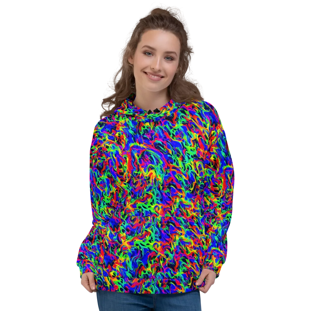 Electric Chromatic on Hoodie — Front