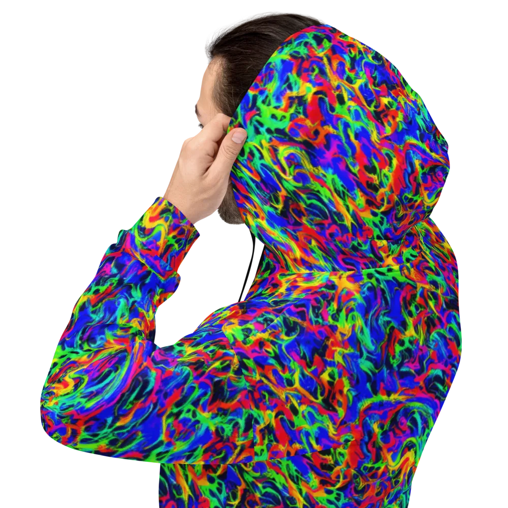Electric Chromatic on Hoodie — Back