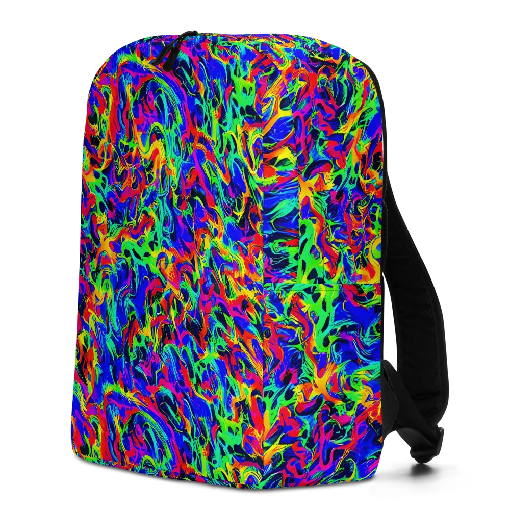 Electric Chromatic on Minimalist Backpack — Left