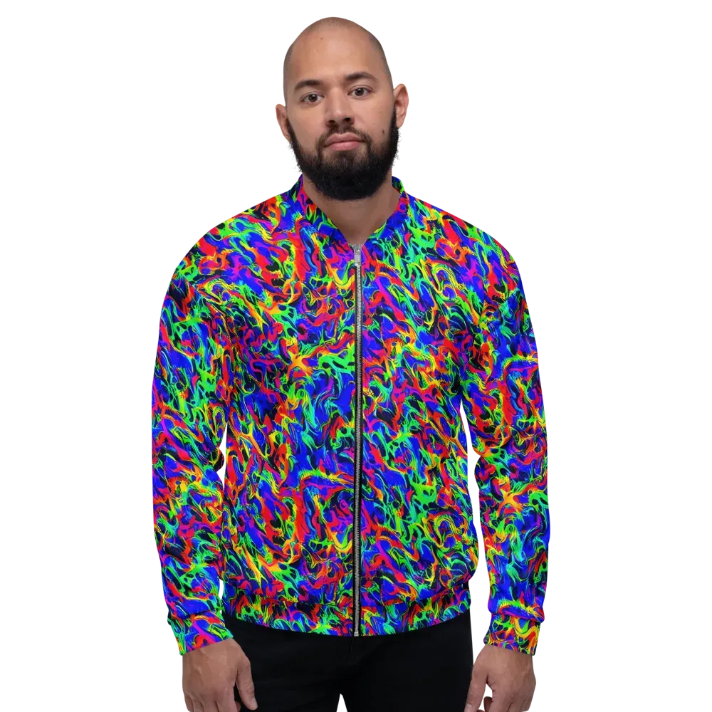 Electric Chromatic on Bomber Jacket — Front