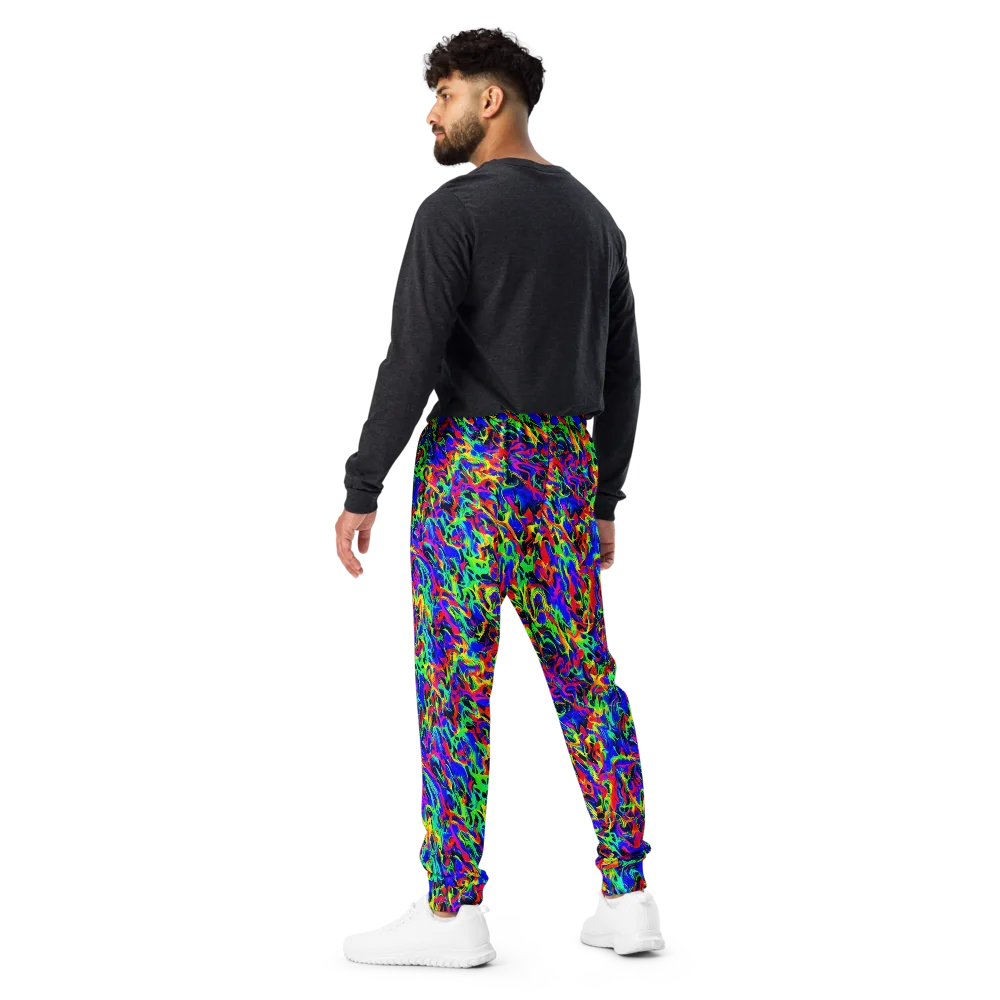Electric Chromatic on Men's Joggers — Back
