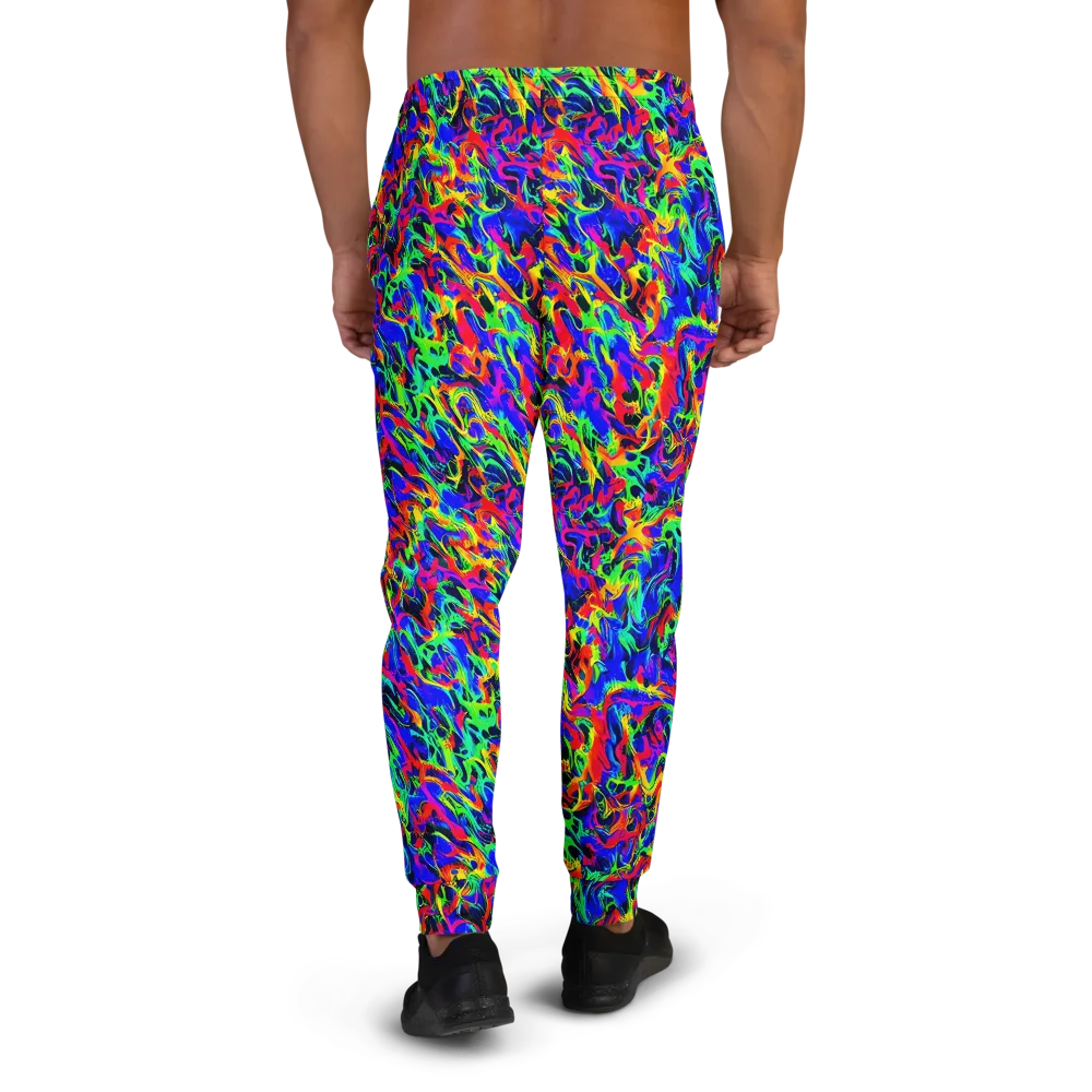 Electric Chromatic on Men's Joggers — Back