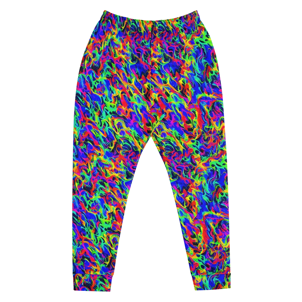 Electric Chromatic on Men's Joggers — Front