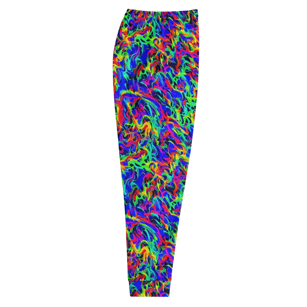 Electric Chromatic on Men's Joggers — Right
