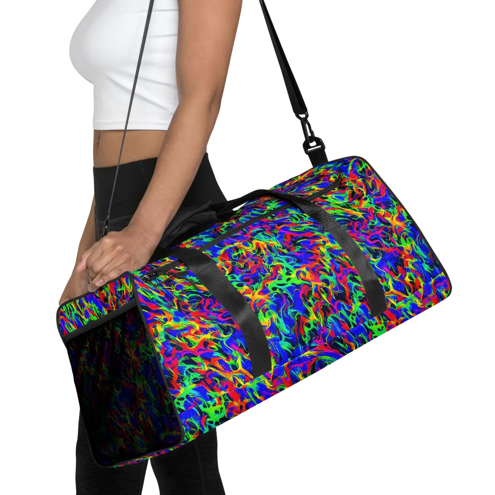 Electric Chromatic on Duffle Bag — Front