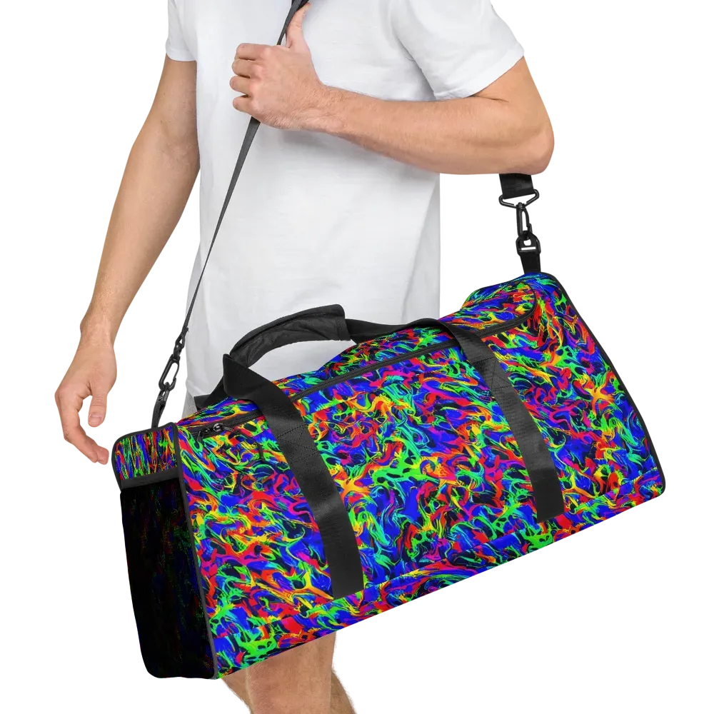 Electric Chromatic on Duffle Bag — Right Front