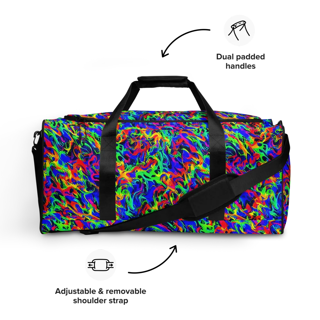 Electric Chromatic on Duffle Bag — Front