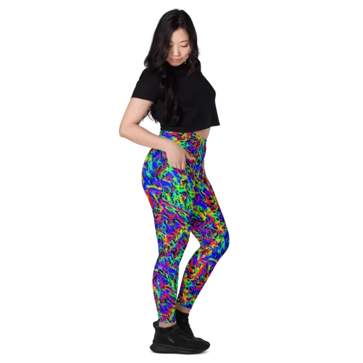 Electric Chromatic on a Leggings with Pockets