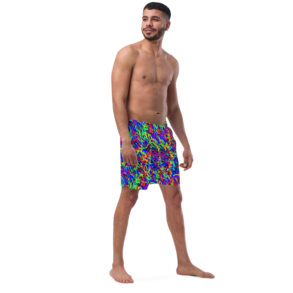 Electric Chromatic on Swim Trunks — Right Front
