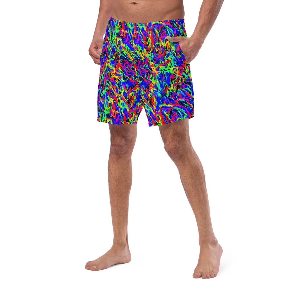 Electric Chromatic on Swim Trunks — Left Front