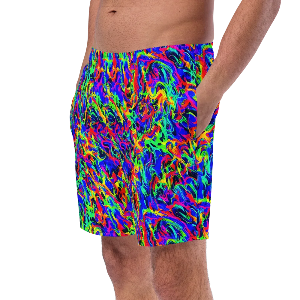 Electric Chromatic on Swim Trunks — Left Front