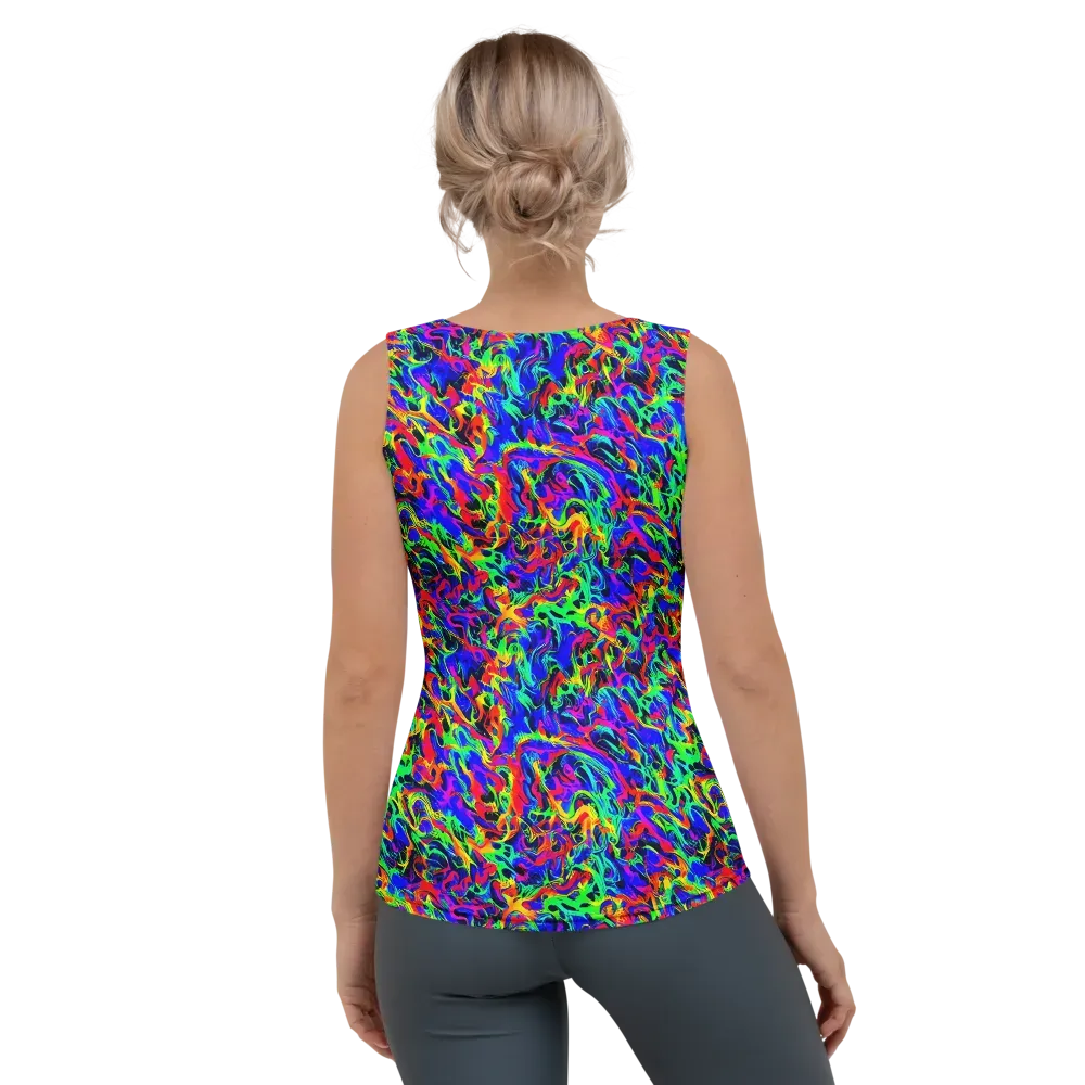 Electric Chromatic on Women's Tank Top — Back
