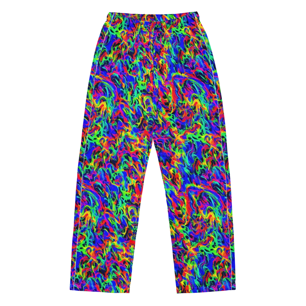 Electric Chromatic on Women's Pajama Pants — Front