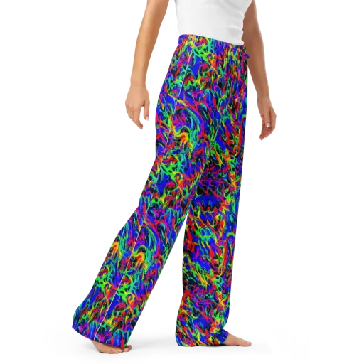 Electric Chromatic on a Women's Pajama Pants