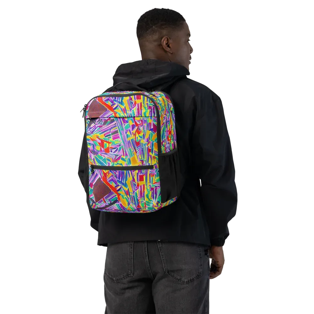 Spectrum Shuffle on Utility Backpack — Back