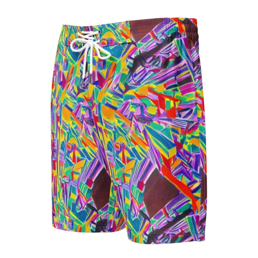Spectrum Shuffle on a Men's Board Shorts