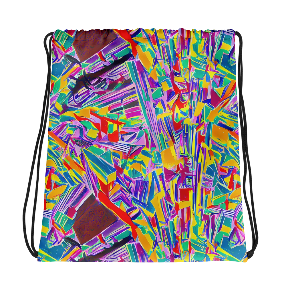 Spectrum Shuffle on Drawstring Bag — Photo
