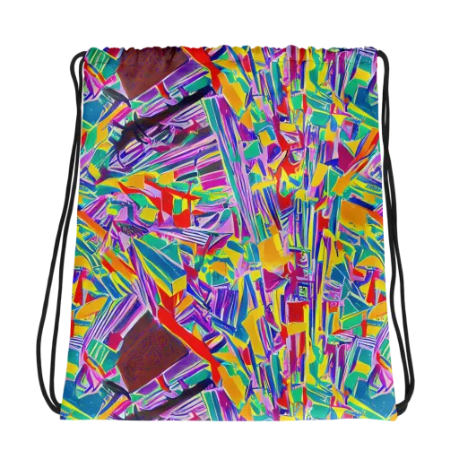 Spectrum Shuffle on a Drawstring Bag