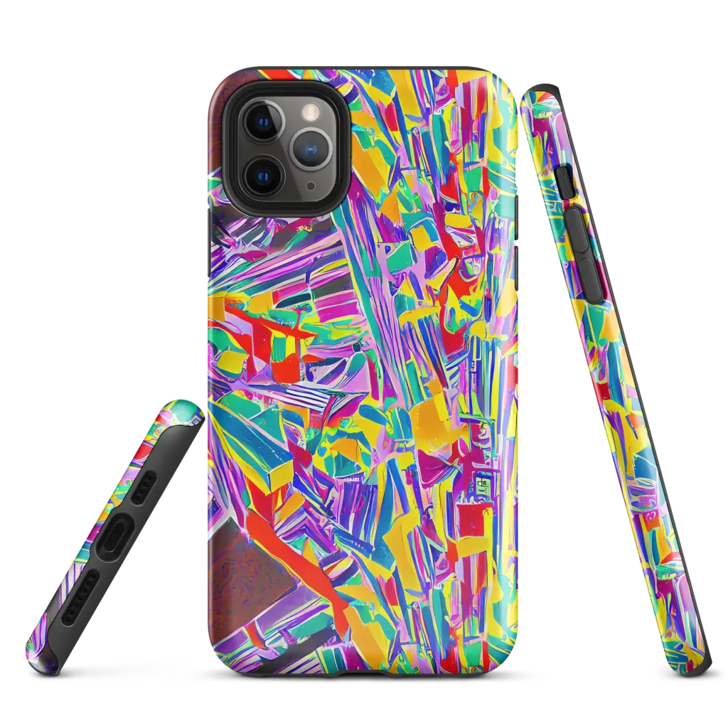 Spectrum Shuffle on Tough Case for iPhone® — Front