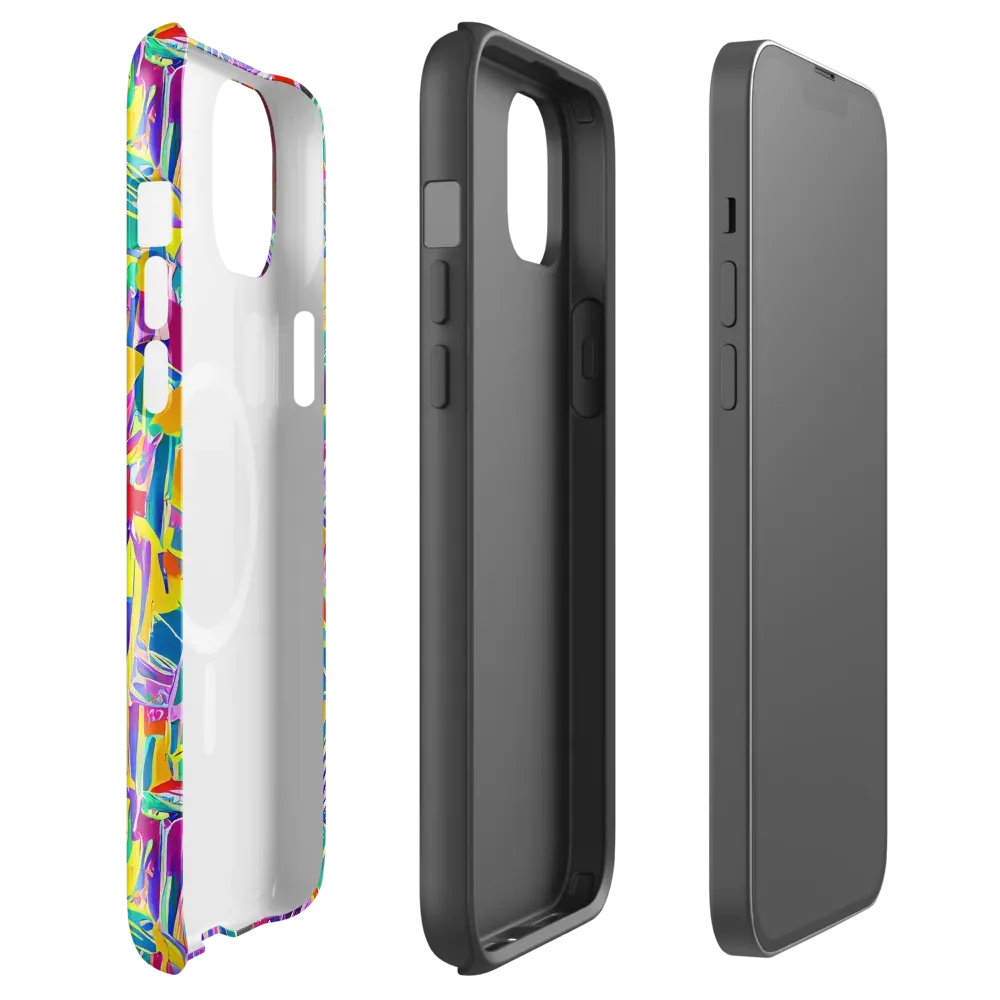 Spectrum Shuffle on MagSafe Tough Case for iPhone® — Front