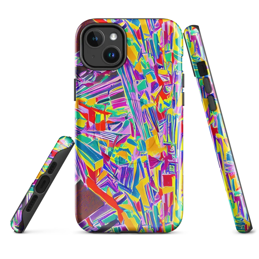 Spectrum Shuffle on MagSafe Tough Case for iPhone® — Front