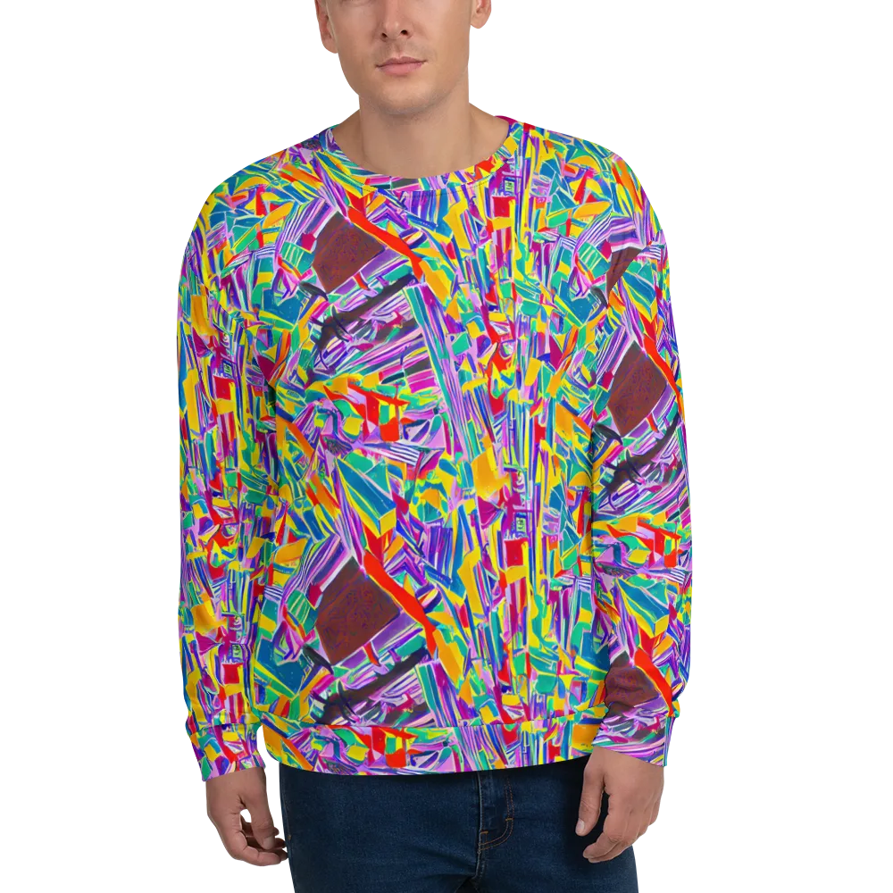 Spectrum Shuffle on Sweatshirt — Front