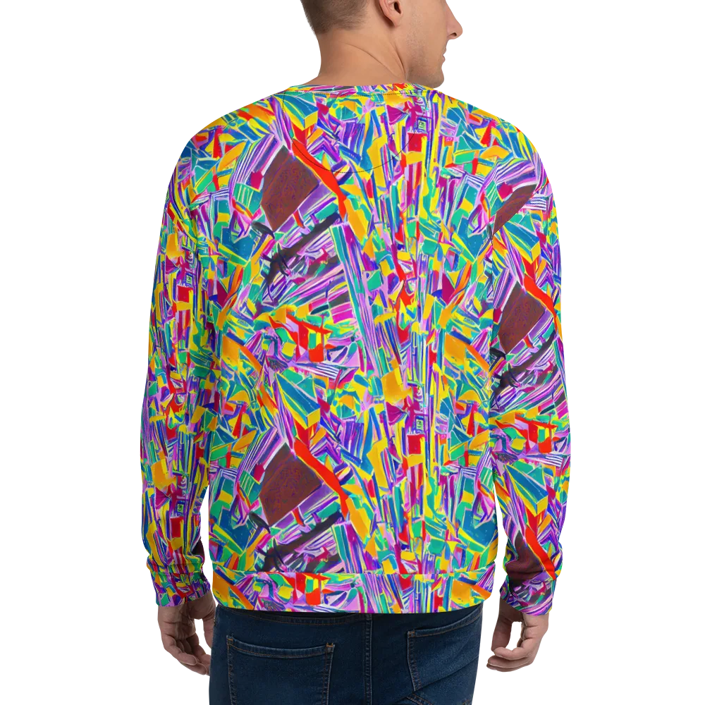 Spectrum Shuffle on Sweatshirt — Back