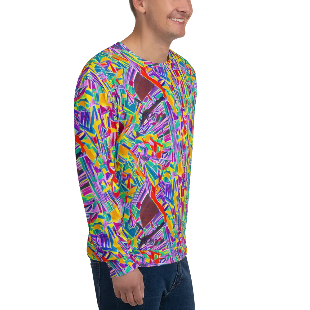 Spectrum Shuffle on Sweatshirt — Right Front