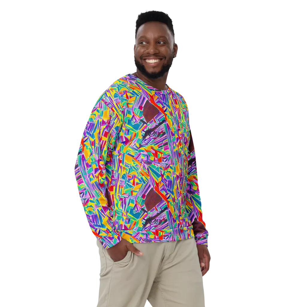 Spectrum Shuffle on Sweatshirt — Front