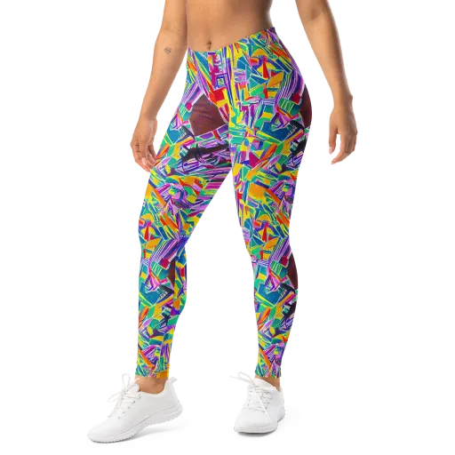 Spectrum Shuffle on a Leggings