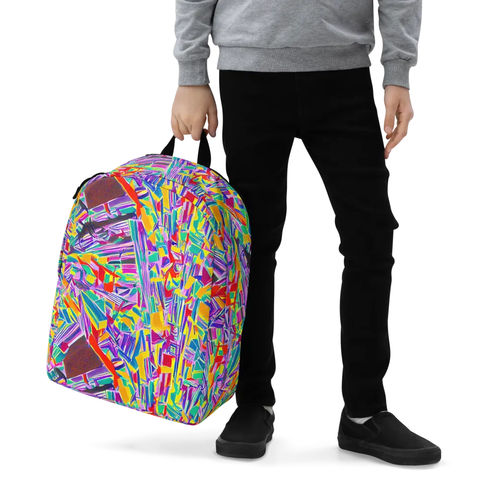 Spectrum Shuffle on Minimalist Backpack — Zoomed-in
