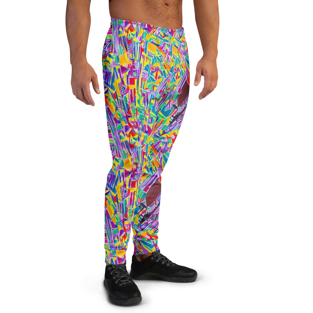 Spectrum Shuffle on Men's Joggers — Right