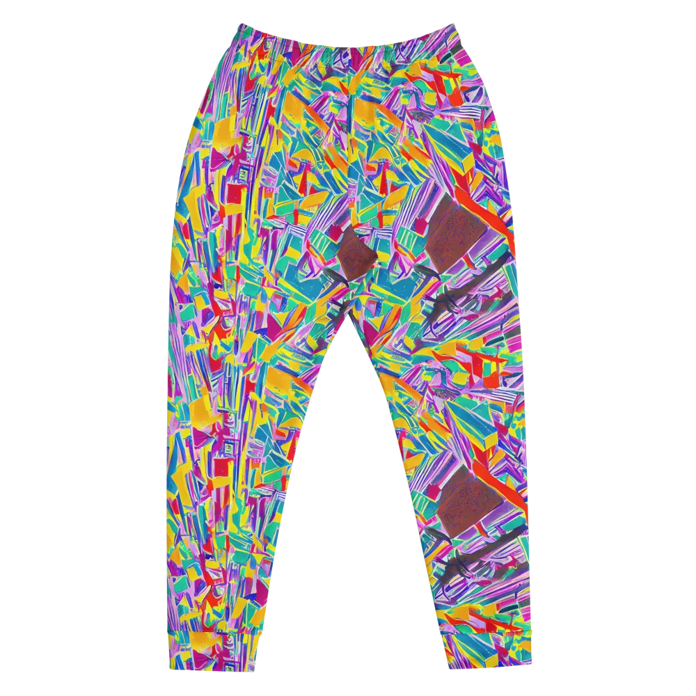 Spectrum Shuffle on Men's Joggers — Front