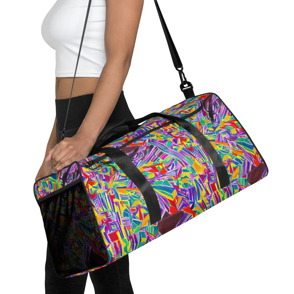 Spectrum Shuffle on Duffle Bag — Front