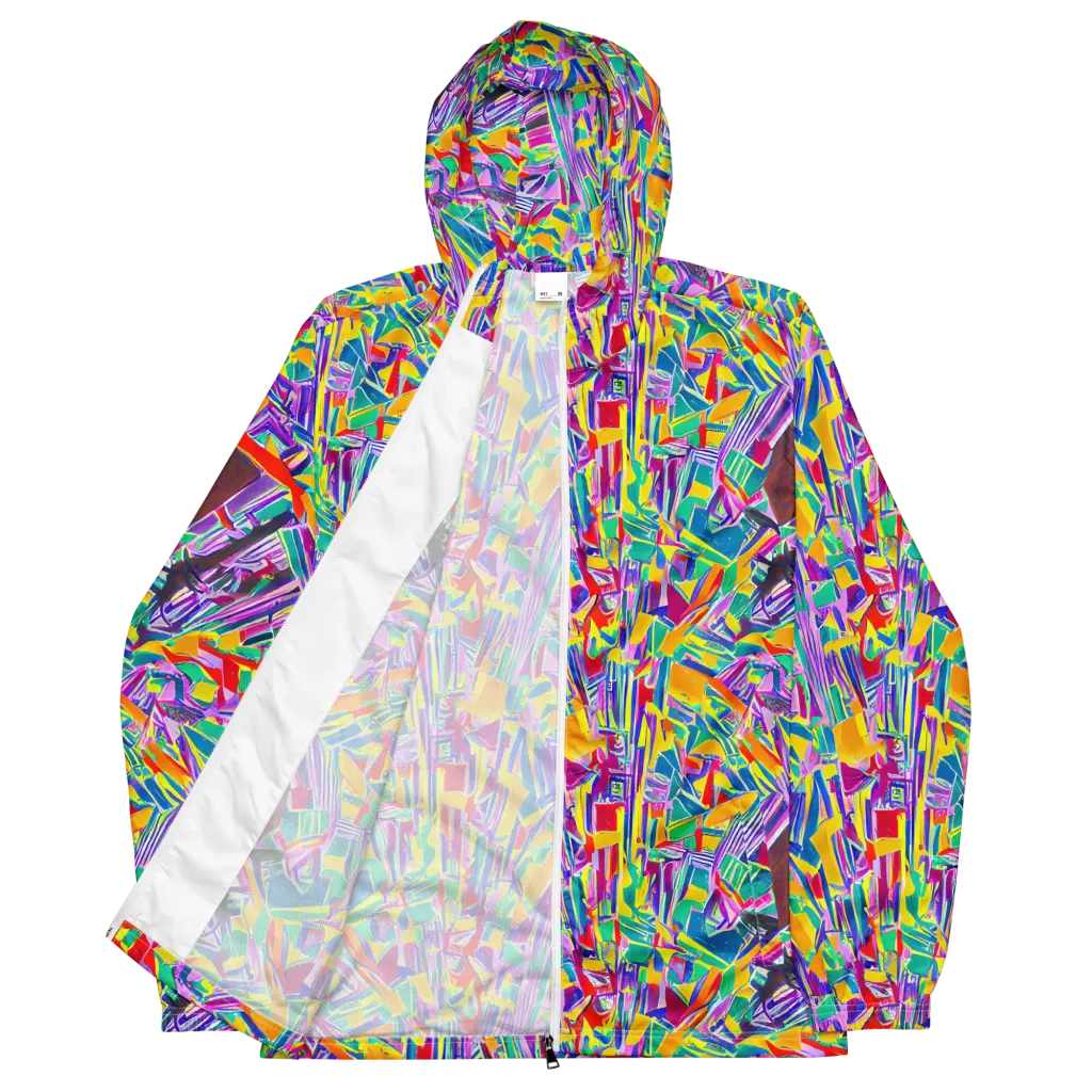 Spectrum Shuffle on Men's Windbreaker — Front