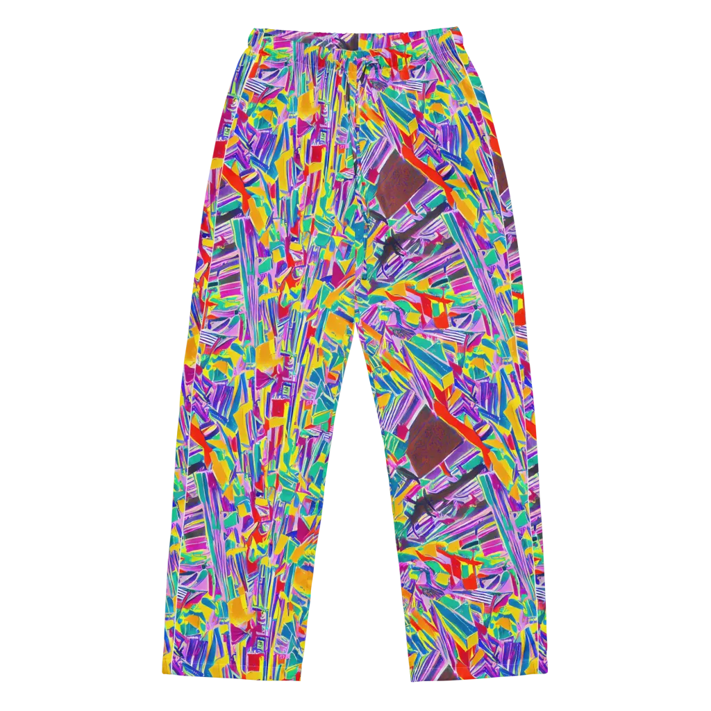 Spectrum Shuffle on Women's Pajama Pants — Front
