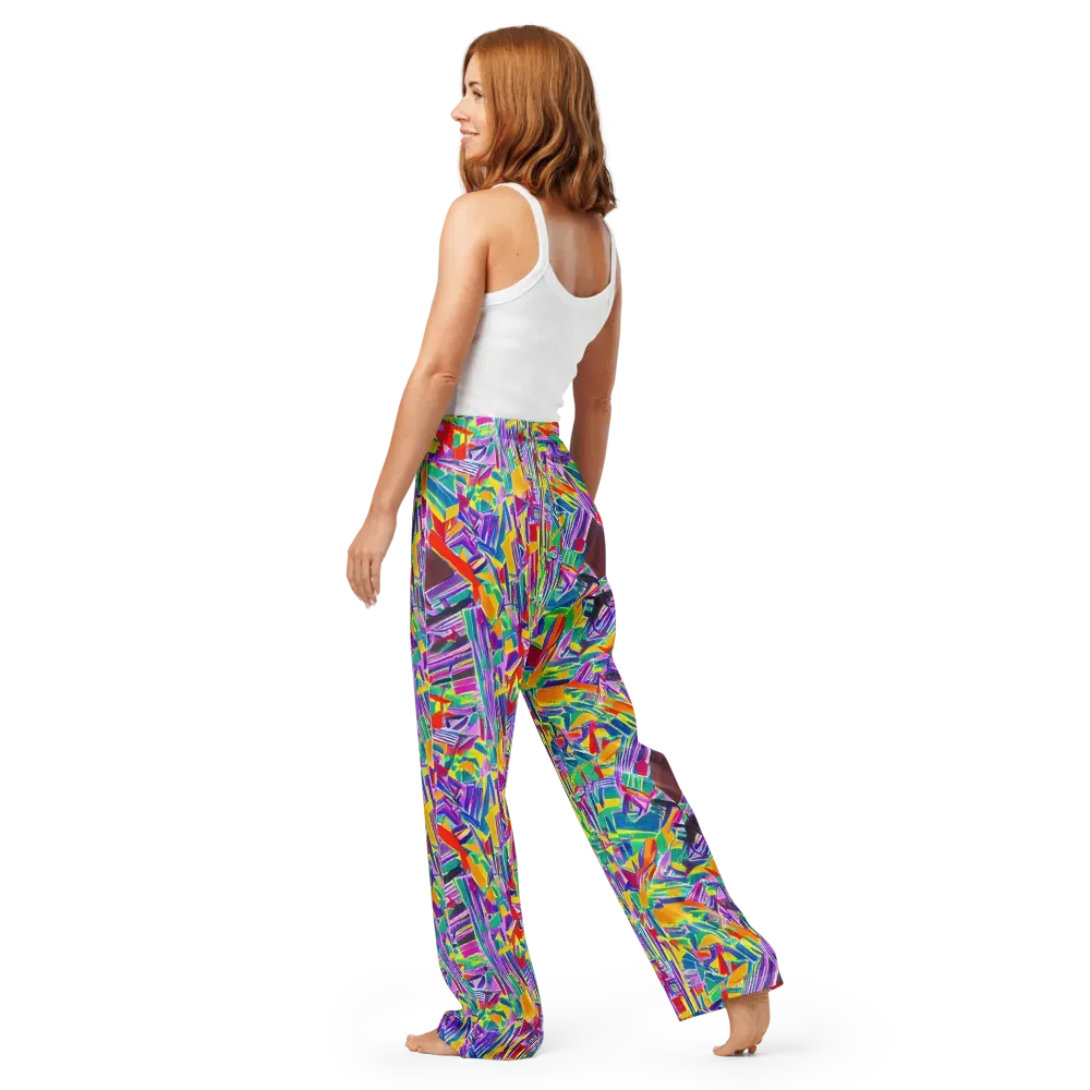Spectrum Shuffle on Women's Pajama Pants — Back